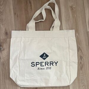 Sperry Logo Canvas Tote